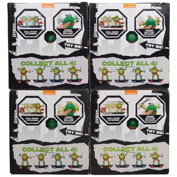 Teenage Mutant Ninja Turtles Sewer Shredders 5" Figure Set of 4 - 2023 - Picture 2 of 2